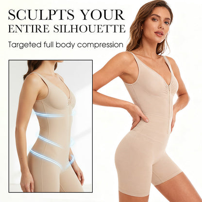 ⏰42% RABATT🔥Frauen Front Reißverschluss nahtlose Bauch Control Shapewear