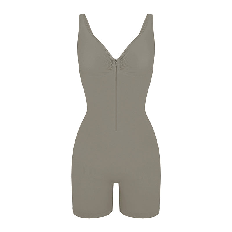 ⏰42% RABATT🔥Frauen Front Reißverschluss nahtlose Bauch Control Shapewear