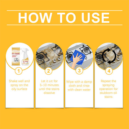 🔥 40 % Rabatt🔥Leistungsstarkes Reinigungs- und Entfettungsspray für die Küche