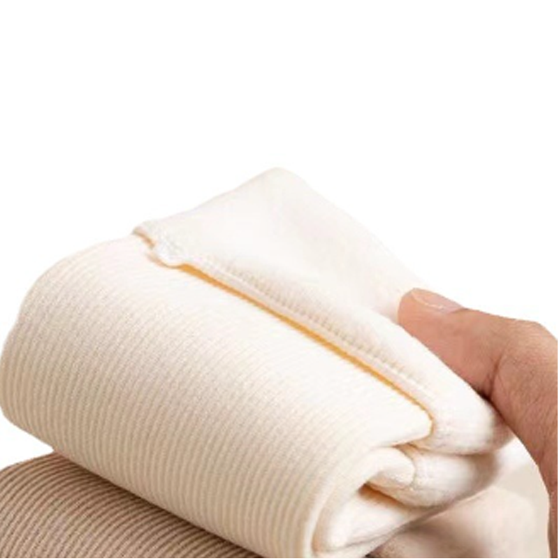 Dicke, warme Socken in Einfarbe bis zur Wade für Frauen