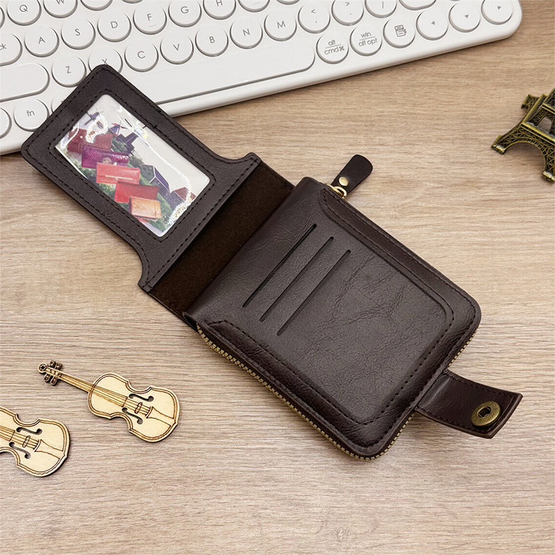 Herrenbörse mit Vintage-Design – Praktisch & Stilvoll für Jeden Anlass!