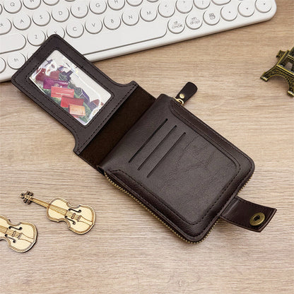 Herrenbörse mit Vintage-Design – Praktisch & Stilvoll für Jeden Anlass!