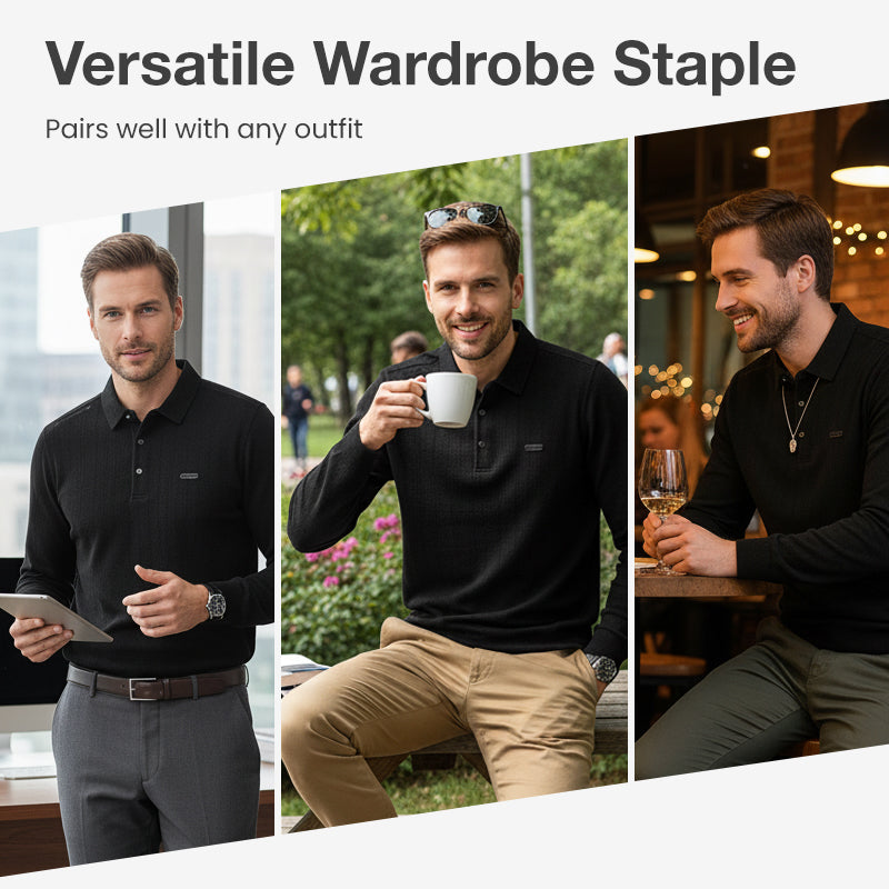 Herrenklassiker Langarmhemd – Elegant & Vielseitig für Jeden Anlass