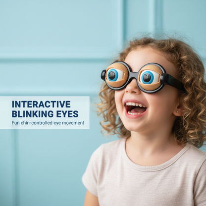 🥸 KAUFE 2, ERHALTE 1 GRATIS! ✨ Brille mit Augenzwinkern – LED-Blinklicht, Witziges Party-Spielzeug & Leicht 😉