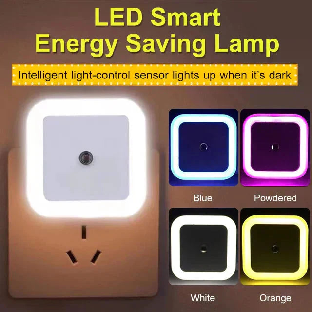 😍Zeitlich begrenzter Rabatt 49% 💥 LED-Smart-Nachtlicht mit Lichtsensor – Automatisch & energiesparend | Sanftes, augenfreundliches Licht!