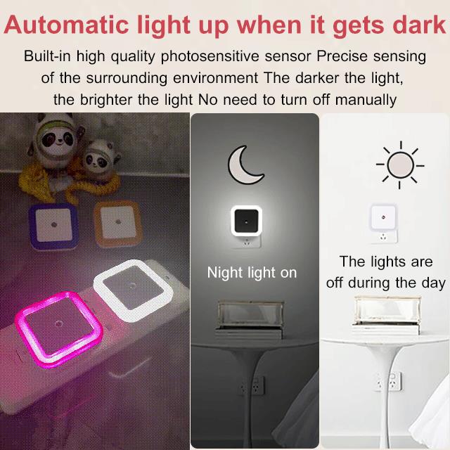 😍Zeitlich begrenzter Rabatt 49% 💥 LED-Smart-Nachtlicht mit Lichtsensor – Automatisch & energiesparend | Sanftes, augenfreundliches Licht!
