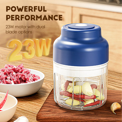 🔥Elektrisches Mini-Knoblauch-Hackmesser-Set