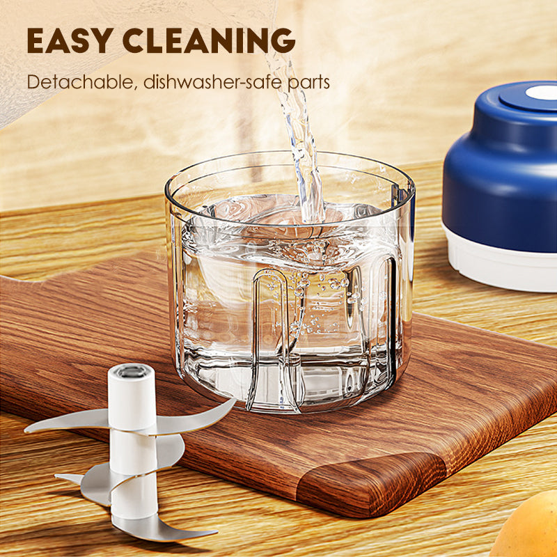 🔥Elektrisches Mini-Knoblauch-Hackmesser-Set