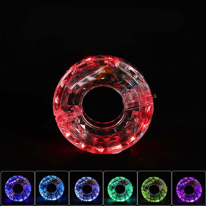 ✨ LED-Fahrradnabenleuchte für Nachtfahrten