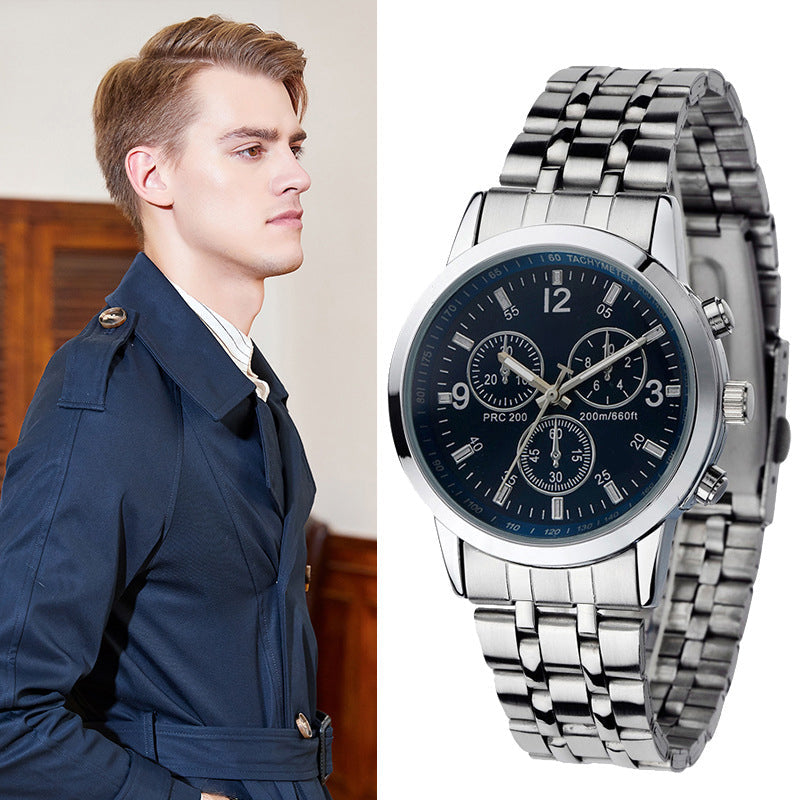 Classic 3-Eye Dial Casual Couple's Watch