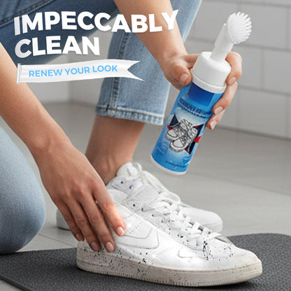 🧼Tragbarer Schuhschaumreiniger mit integrierter Bürste