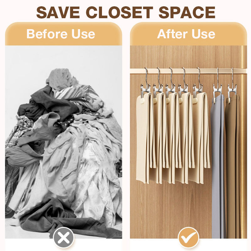 Multifunktionale Wäschehaken mit Clips – unsichtbar, stabil, platzsparend