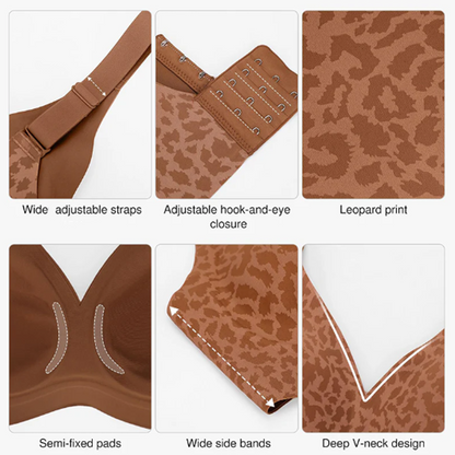 📢📢2 Stücke versandkostenfrei!!💕Jelly Wireless Womens Comfortable Wireless Bras Push Up Bralettes Seamless Tshirts Bras Deep V Everyday Bras