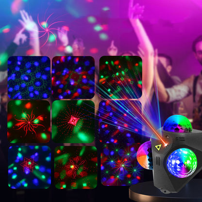 📢📢50 % RABATT !! 🌟3-Kugel Soundaktivierter Laser-Partylicht