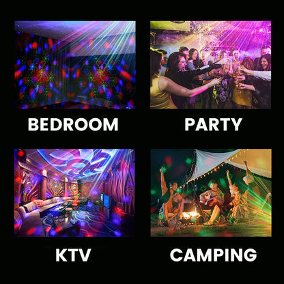 📢📢50 % RABATT !! 🌟3-Kugel Soundaktivierter Laser-Partylicht