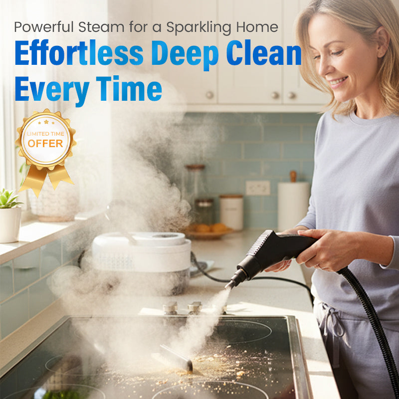 🧼 50% RABATT! 💨 Dampfreiniger – 15 Sek. Aufheizzeit, 105°C Hochtemperatur & 99,9% Keimfrei Für Die Ultimative Hausreinigung 🏠