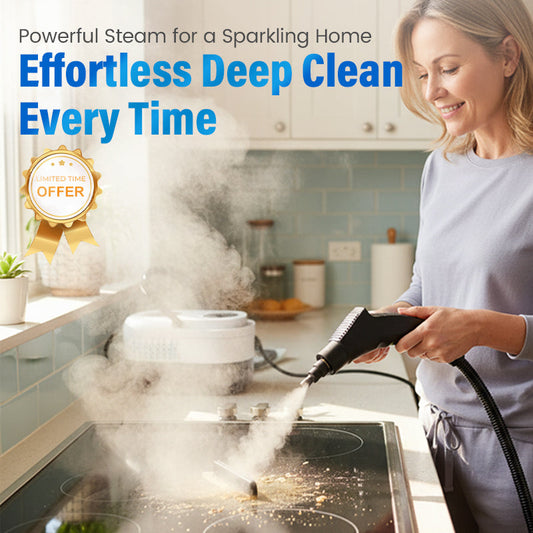 🧼 50% RABATT! 💨 Dampfreiniger – 15 Sek. Aufheizzeit, 105°C Hochtemperatur & 99,9% Keimfrei Für Die Ultimative Hausreinigung 🏠
