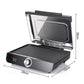 📢📢54 % RABATT !!🔥2200W Rauchfreier Indoors Grill mit Antihaft-Grillplatte