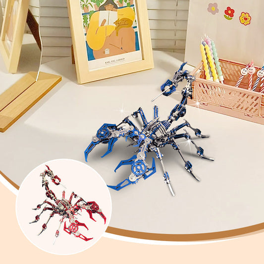 ⚡⚡50 % RABATT !!✨3D-Metallpuzzle-Bausatz „Skorpion“ – Mechanisches Modell zum Zusammenbauen