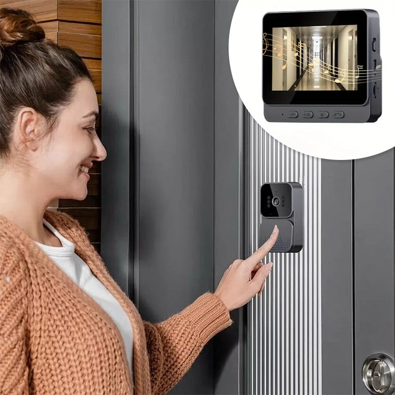 📢📢60 %  RABATT !! ⏰WLAN-Türkamera mit Monitor für Einfamilienhaus & Wohnung 🔔