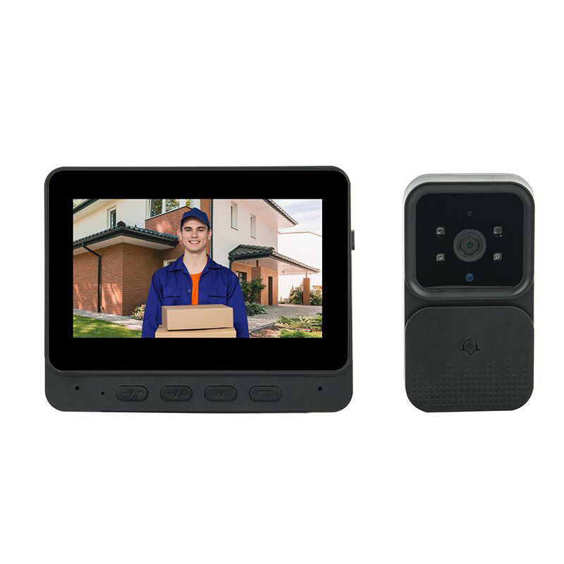 📢📢60 %  RABATT !! ⏰WLAN-Türkamera mit Monitor für Einfamilienhaus & Wohnung 🔔