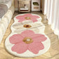 ❀Weicher Teppich mit unregelmäßigem Blumenmuster