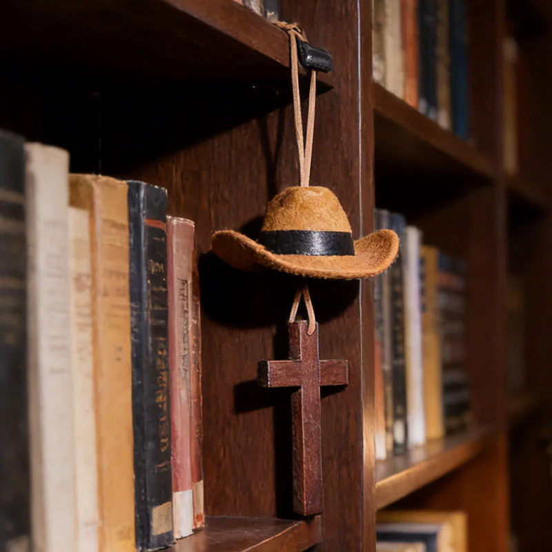 Cowboyhut-Autoanhänger – Ländlicher Western-Charme für Ihr Fahrzeug