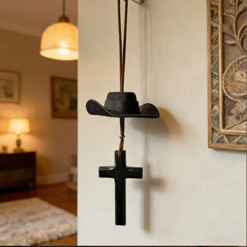 Cowboyhut-Autoanhänger – Ländlicher Western-Charme für Ihr Fahrzeug