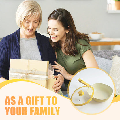 Pfanne mit Keramik-Antihaftbeschichtung und Deckel