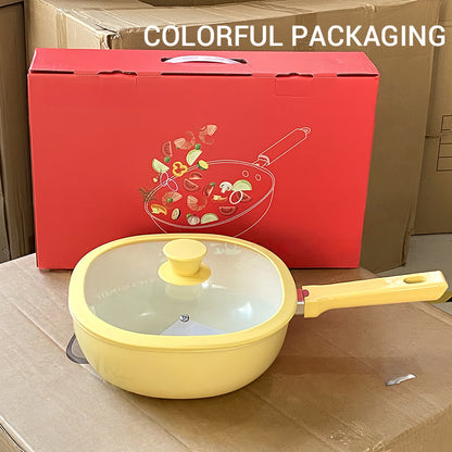 Pfanne mit Keramik-Antihaftbeschichtung und Deckel