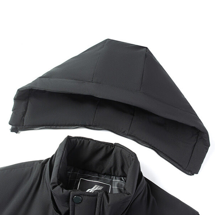 🔥Herren Winterparka mit Plüschfutter und Kapuze