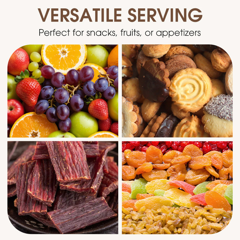 Neujahrsrabattaktion🌿🌿Abnehmbares, unterteiltes Snack-Serviertablett