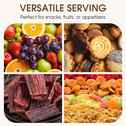 Neujahrsrabattaktion🌿🌿Abnehmbares, unterteiltes Snack-Serviertablett