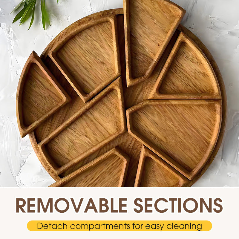 Neujahrsrabattaktion🌿🌿Abnehmbares, unterteiltes Snack-Serviertablett