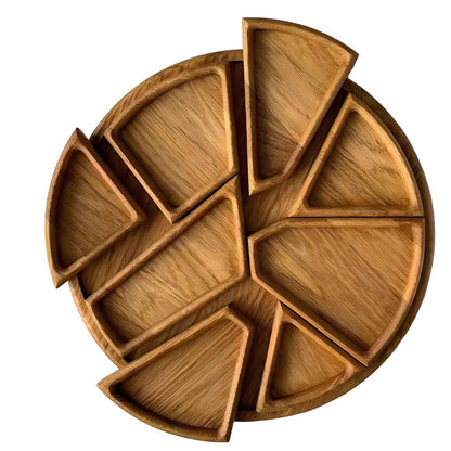 Neujahrsrabattaktion🌿🌿Abnehmbares, unterteiltes Snack-Serviertablett