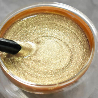 🎨 50% RABATT JETZT ! ✨ Wasserbasierte Goldfarbe mit Höchster Wetterbeständigkeit – Einfache Anwendung, Umweltfreundlich & Elegante Dekoration 🏠