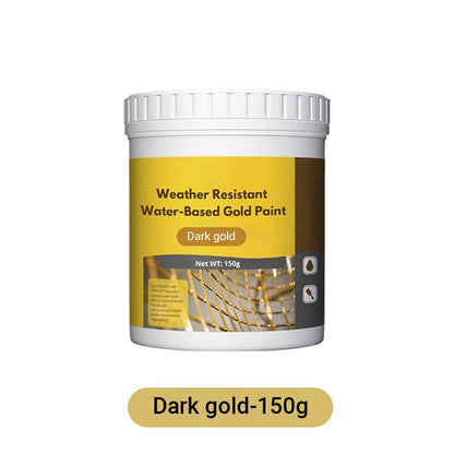 🎨 50% RABATT JETZT ! ✨ Wasserbasierte Goldfarbe mit Höchster Wetterbeständigkeit – Einfache Anwendung, Umweltfreundlich & Elegante Dekoration 🏠
