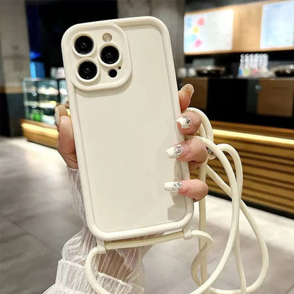 Minimalist Phone Case with Crossbody Lanyard