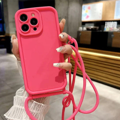 Minimalist Phone Case with Crossbody Lanyard