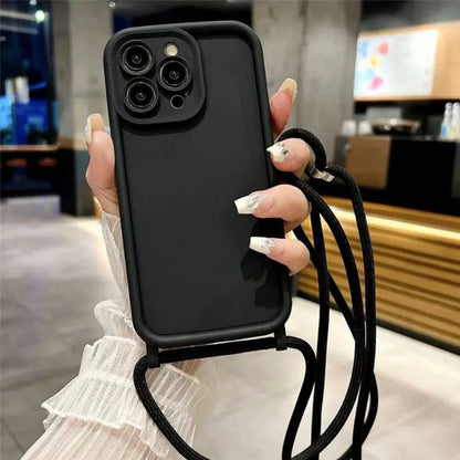 Minimalist Phone Case with Crossbody Lanyard