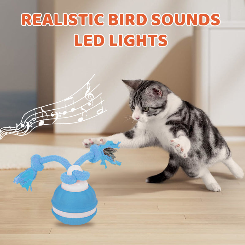 ⚡55 % RABATT !!⚡Interactive Rolling Cat Ball with Bird Sounds