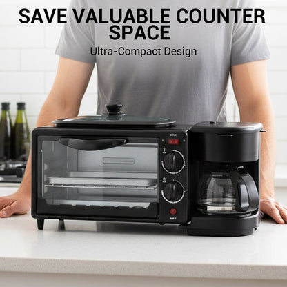 ⚡⚡66 % RABATT !!⏰Elektrische 3-in-1-Frühstücksstation👪 Bereiten Sie mühelos das Frühstück für die ganze Familie zu~