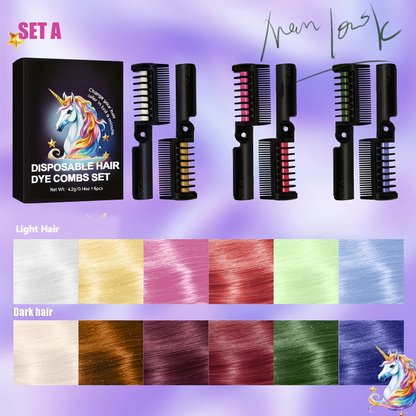 🌸50 % RABATT !!🌸6er-Set Einweg-Haarfärbekämme