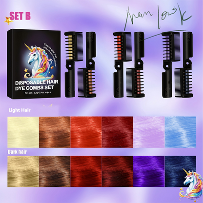 🌸50 % RABATT !!🌸6er-Set Einweg-Haarfärbekämme
