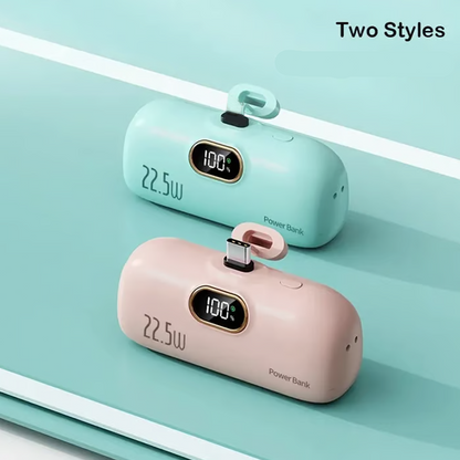 🔥Mini-tragbares Ladegerät Power Bank mit 5000 mAh für Mobiltelefone