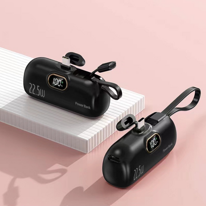 🔥Mini-tragbares Ladegerät Power Bank mit 5000 mAh für Mobiltelefone