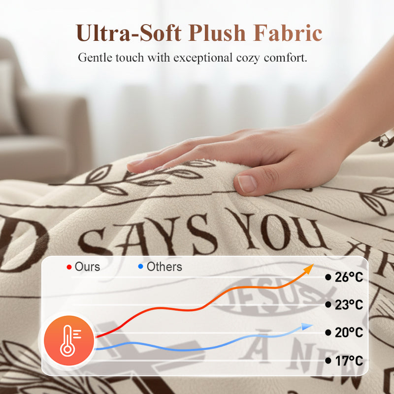 ✨ 50 % RABATT !!✨ 🛌Inspirierende christliche Tagesdecke🛌