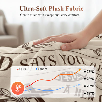 ✨ 50 % RABATT !!✨ 🛌Inspirierende christliche Tagesdecke🛌