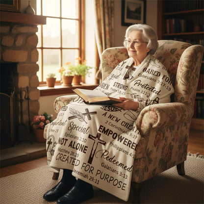 ✨ 50 % RABATT !!✨ 🛌Inspirierende christliche Tagesdecke🛌