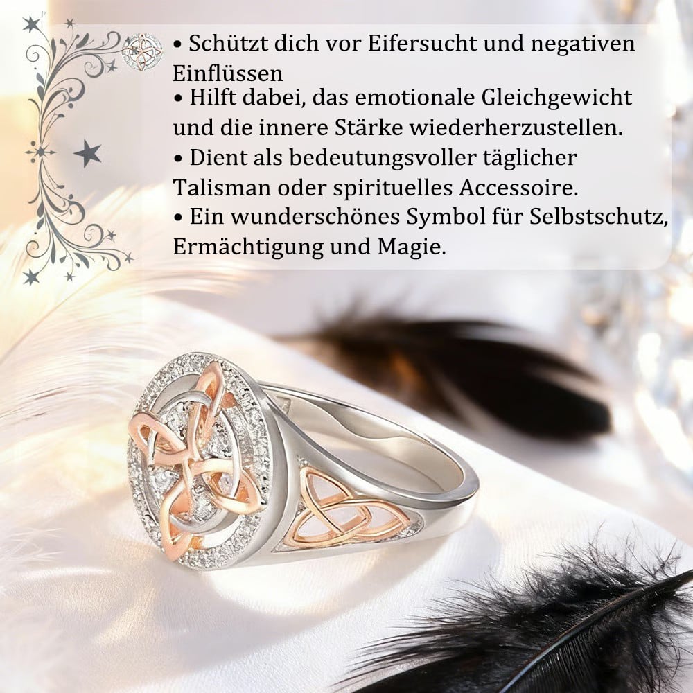 🔮💍 Handgefertigter Hexenknoten-Ring: Ewige Bindung & Schutz | Nachhaltiger Schmuck mit Bedeutung 💞✨ ✨ Liebevoll für Dich & Deine Liebsten – Ein zeitloses Symbol der Verbundenheit